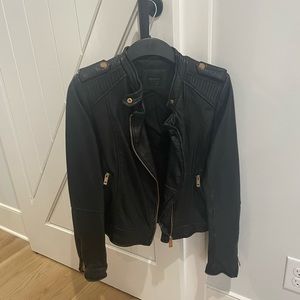 Zara leather jacket, size L